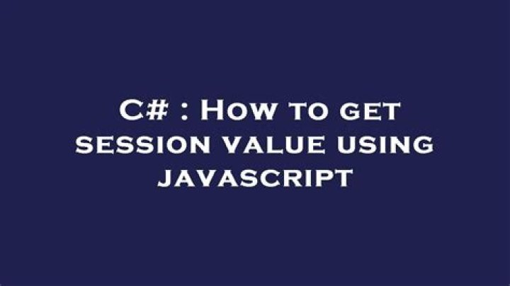 Can I get session value in JavaScript?