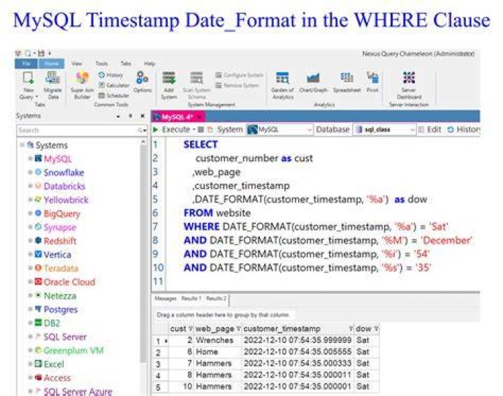 Can you order by TIMESTAMP SQL?