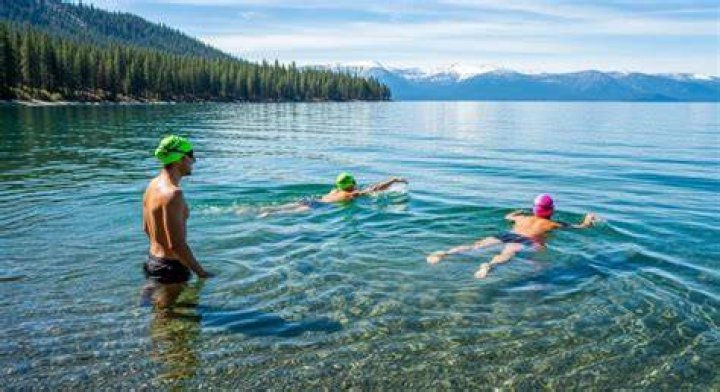 Can you swim in Mueller Lake?