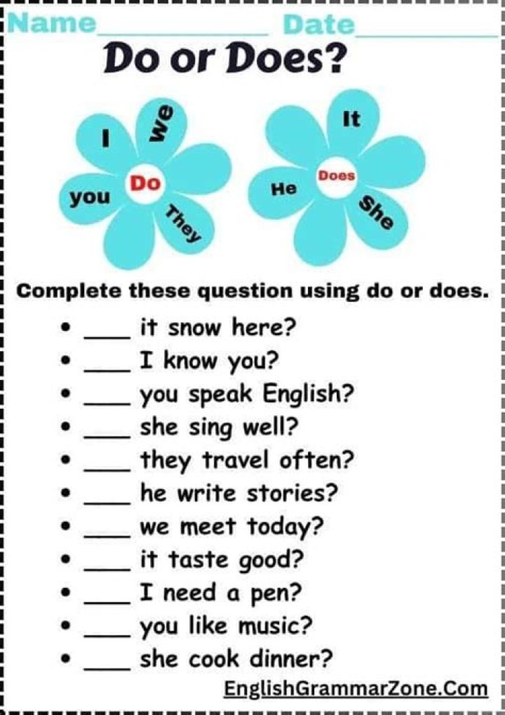 Do do questions exercises?