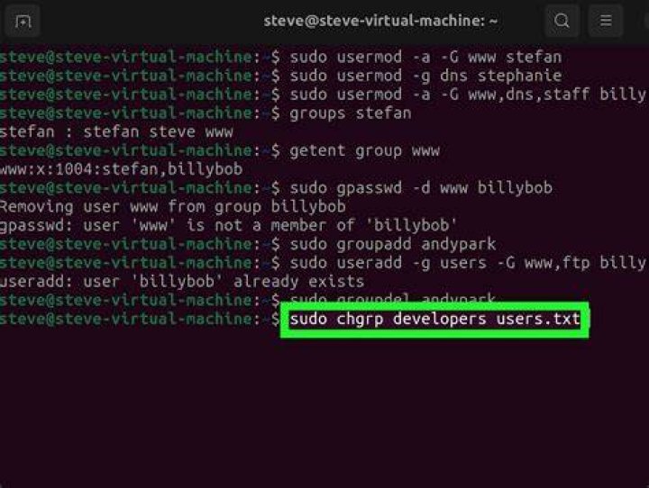 How do I create a new user group in Linux?