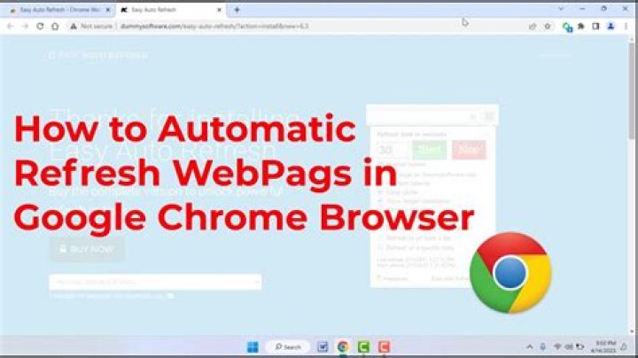 How do I get Firefox to automatically refresh a page?