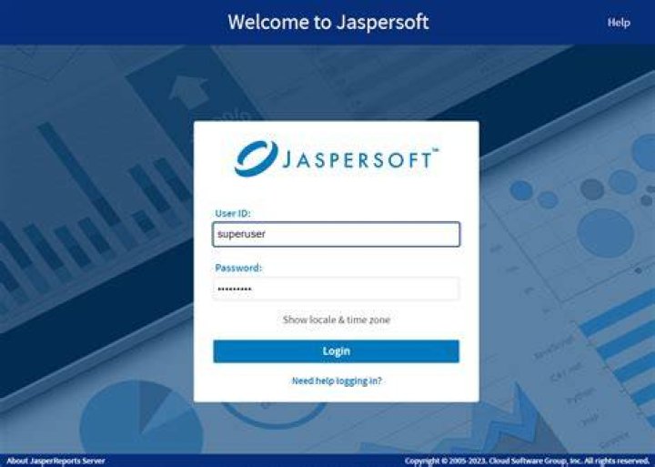How do I open jaspersoft server?