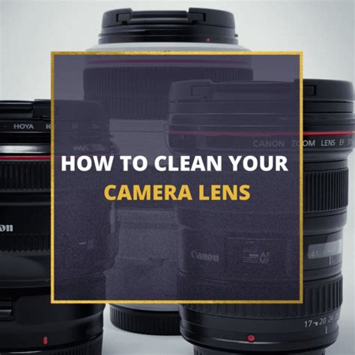 How do professionals clean camera lenses?