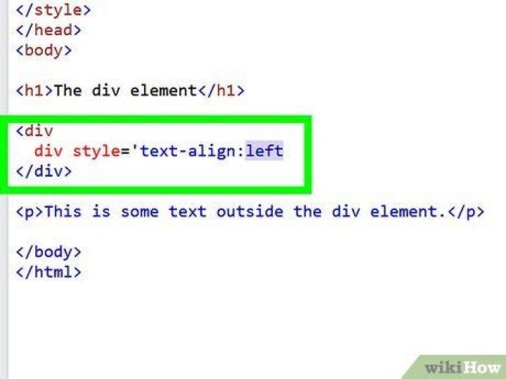 How do you make a left and right div in HTML?