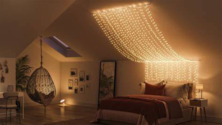 How do you make string lights with balloons?