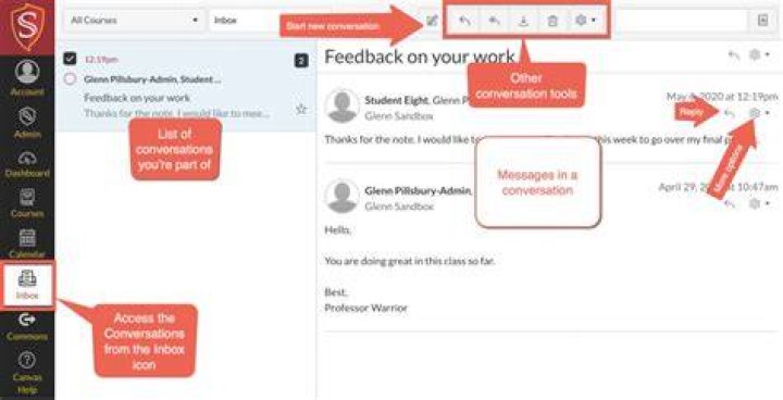 How do you message a senior?