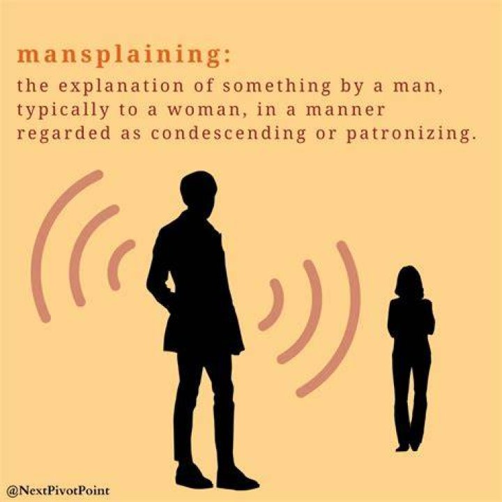 How do you spot Mansplaining?