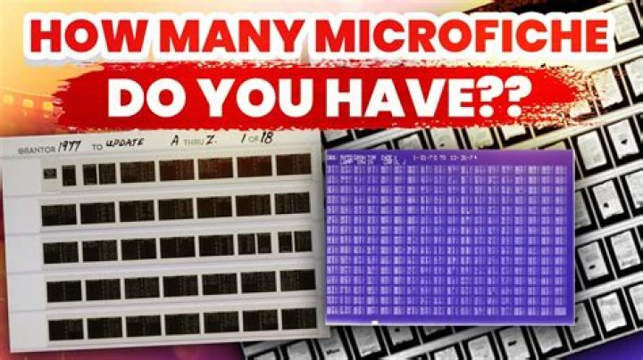 How do you store microfiche?