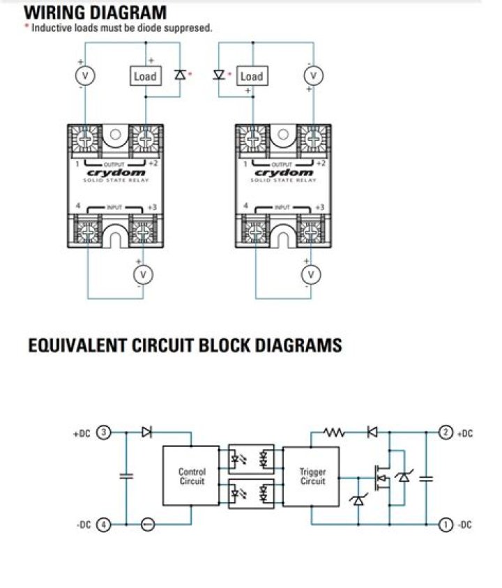 How does a Crydom solid state relay work?