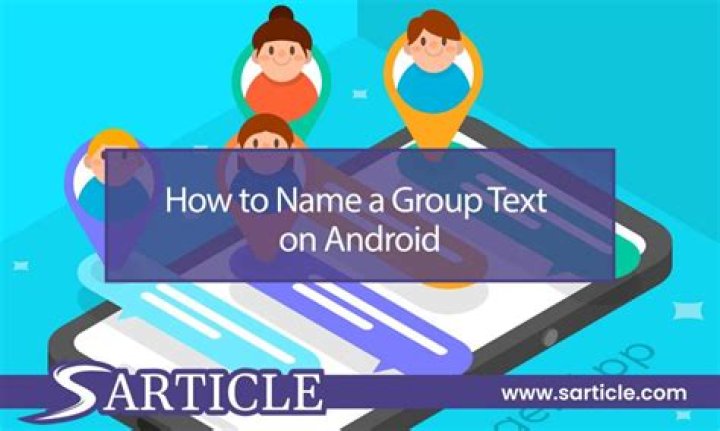 how to name a group text on android?