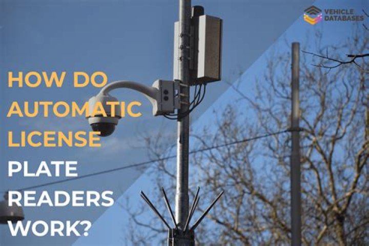 What does a license plate reader do?