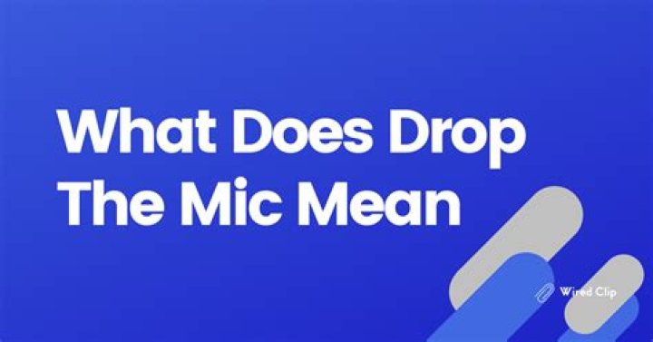What does mic check mean?