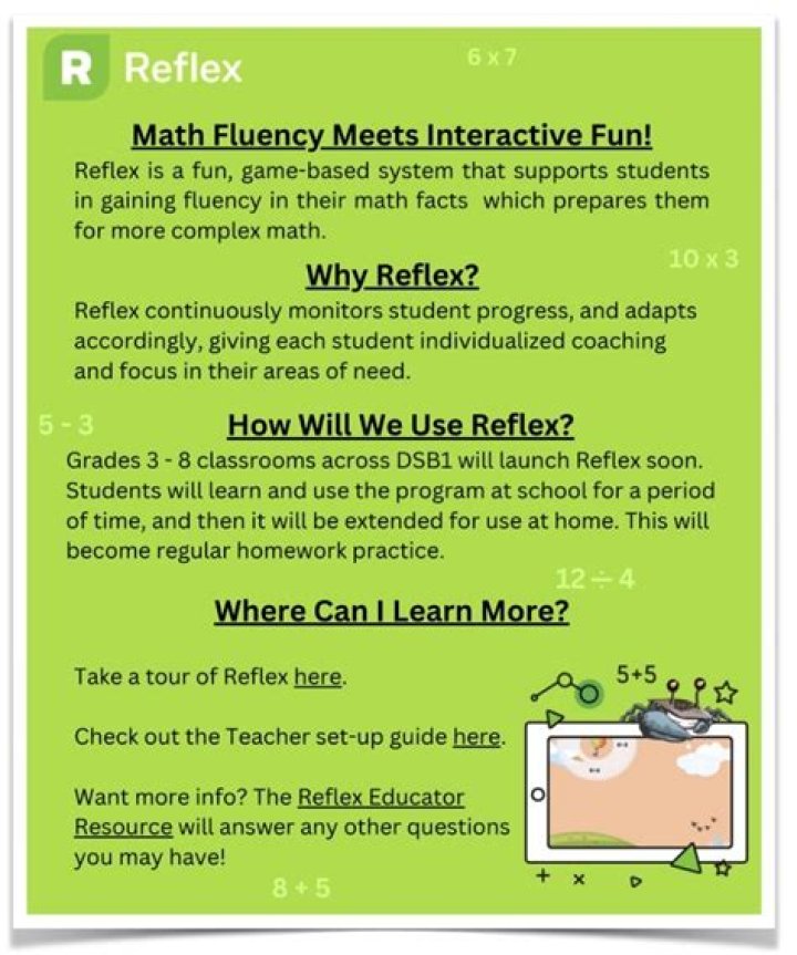 What does reflex math mean?