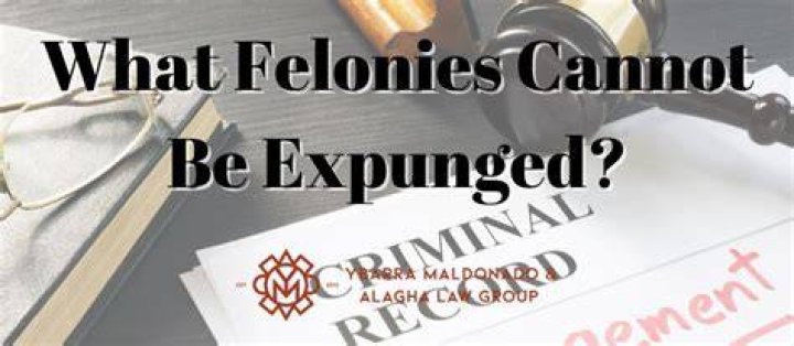 What felonies Cannot be expunged in Missouri?