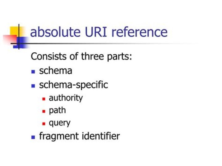 What is an absolute URI?