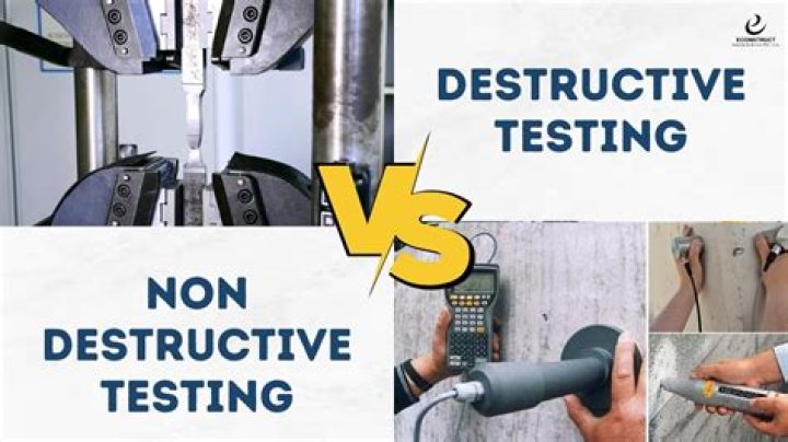 What is destructive and non destructive testing?