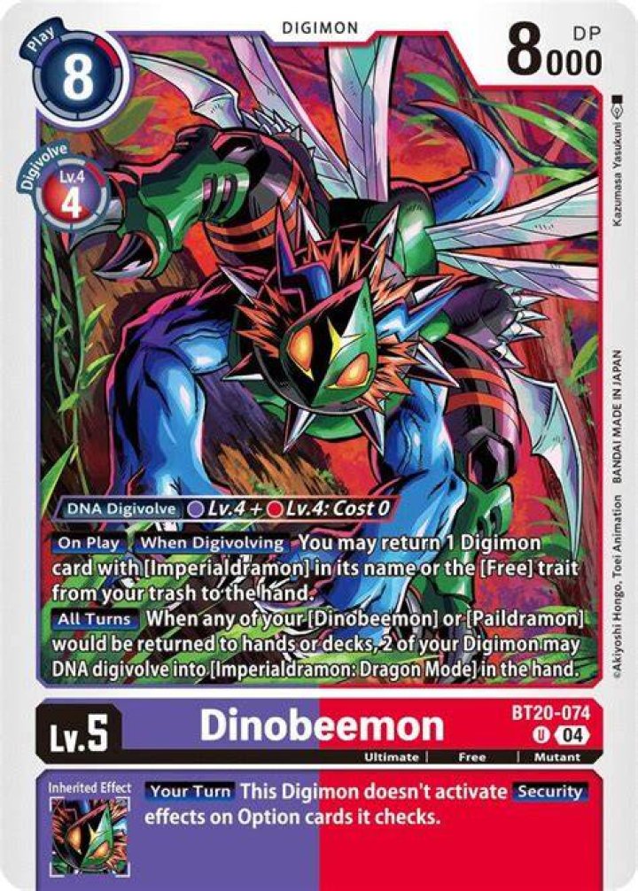 What is Dinobeemon Digivolve?