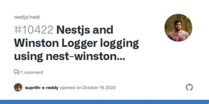 What is Winston logging?