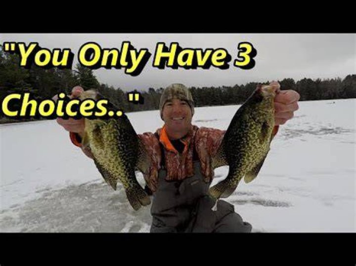 Where do crappie go during a cold front?