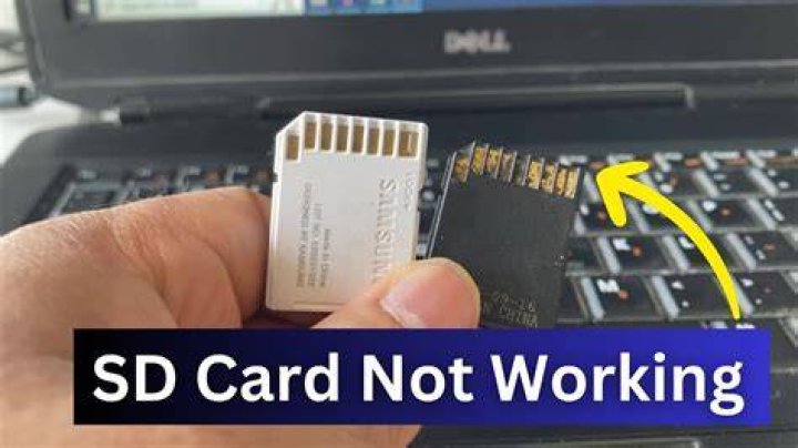 Why is my tablet does not recognize SD card?